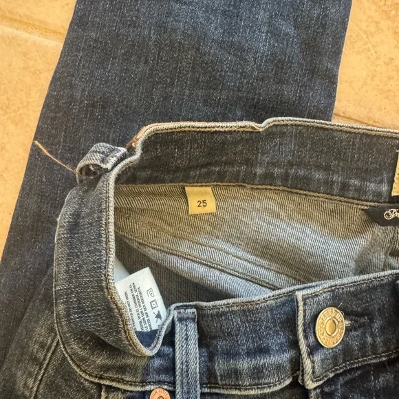 Citizens of Humanity Rocket Crop High Rise jeans Size 25 - Picture 4 of 5